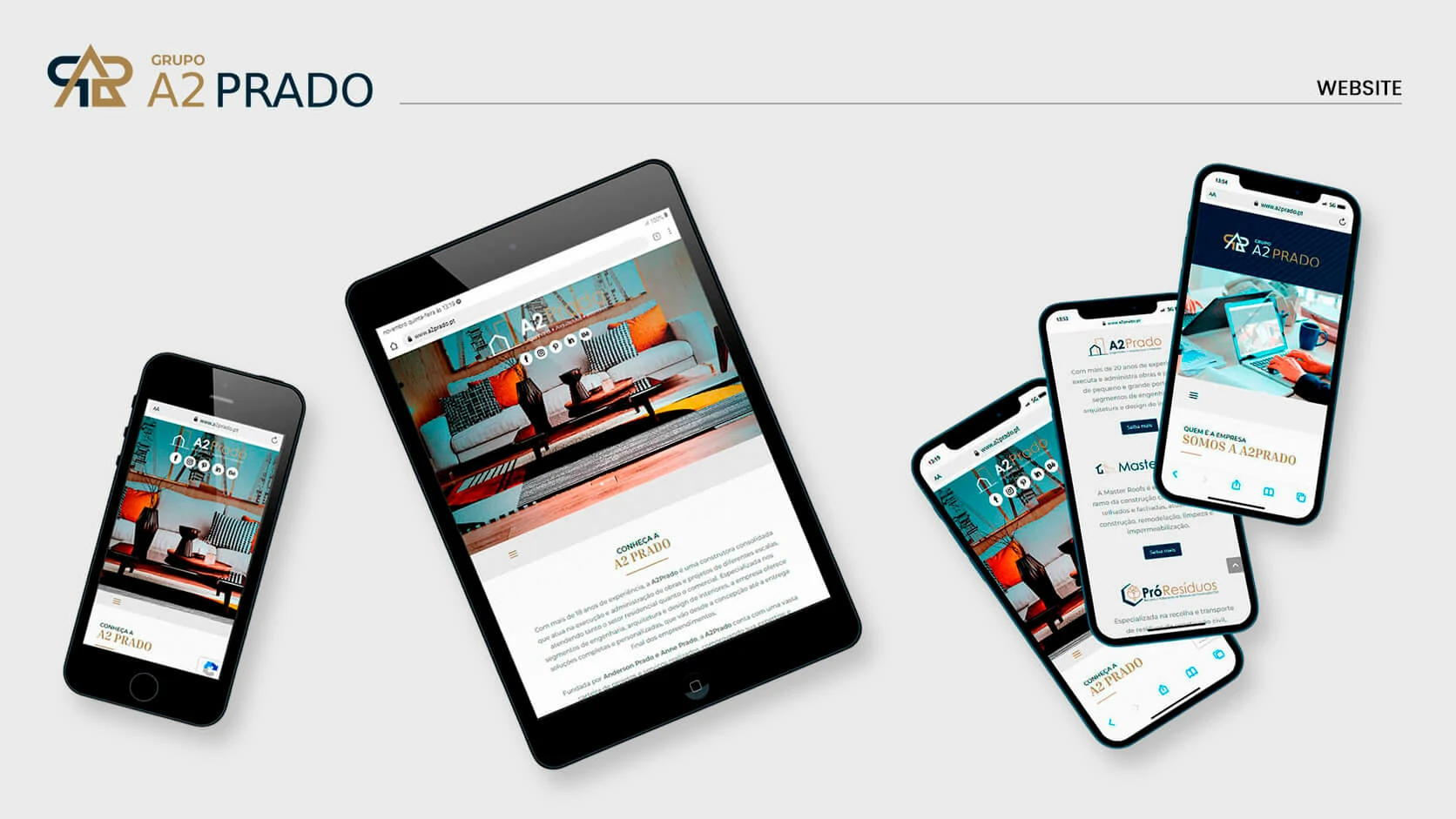 A2 Prado responsive mobile and tablet presentation