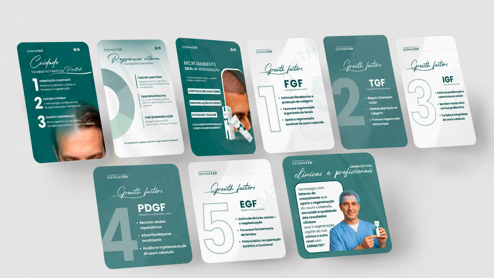 Dermater growth factor educational campaign