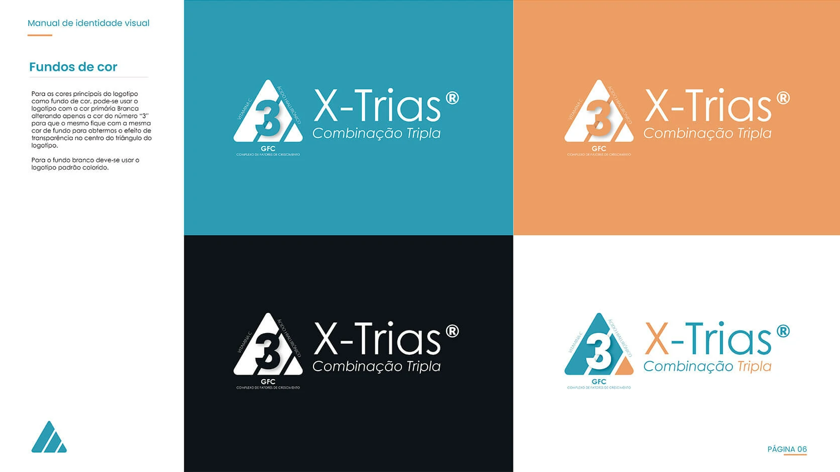 X-Trias approved colour background applications